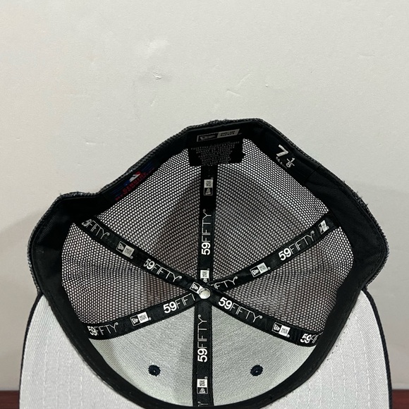 New Era, 59Fifty Mesh Fitted Hat, Detroit Tigers, Blue & White - Picture 5 of 9